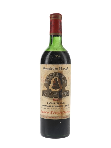 Chateau L'Angelus 1970 Saint Emilion Grand Cru Classe 75cl