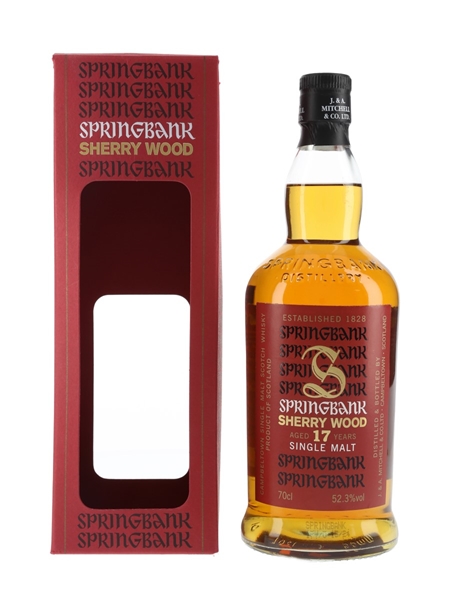 Springbank 1997 17 Year Old Sherry Wood Bottled 2015 70cl / 52.3%