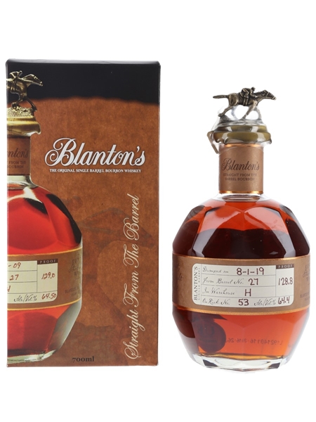 Blanton's Straight From The Barrel No. 27 Bottled 2019 70cl / 64.4%