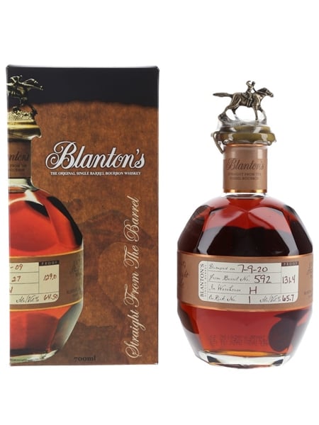 Blanton's Straight From The Barrel No. 592 Bottled 2020 70cl / 65.7%