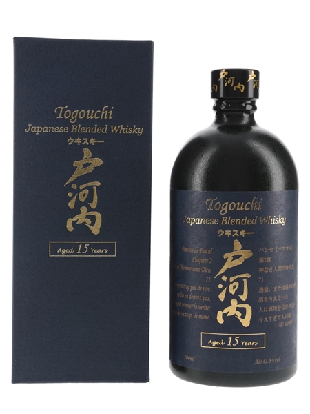 Togouchi 15 Year Old  70cl / 43.8%