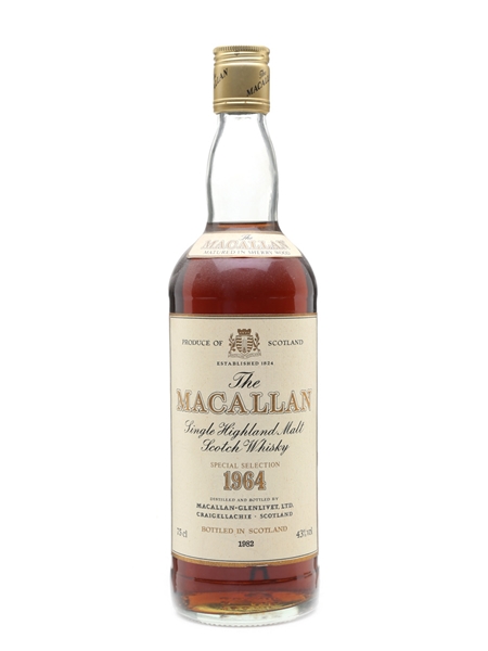 Macallan 1964 Bottled 1982 75cl / 43%