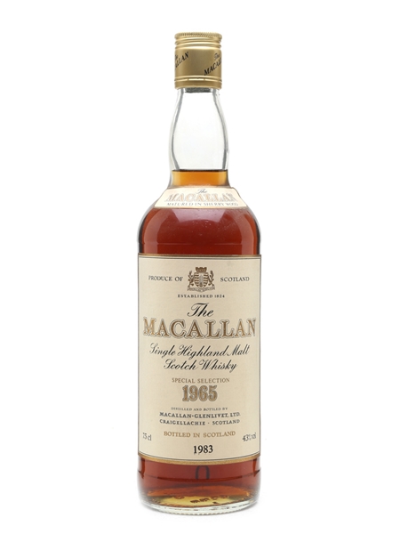 Macallan 1965 Bottled 1983 75cl / 43%