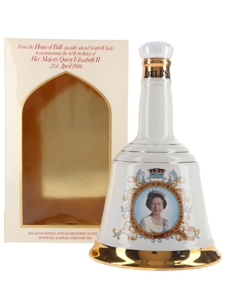 Bell's Ceramic Decanter Queen Elizabeth II 60th Birthday 75cl / 43%