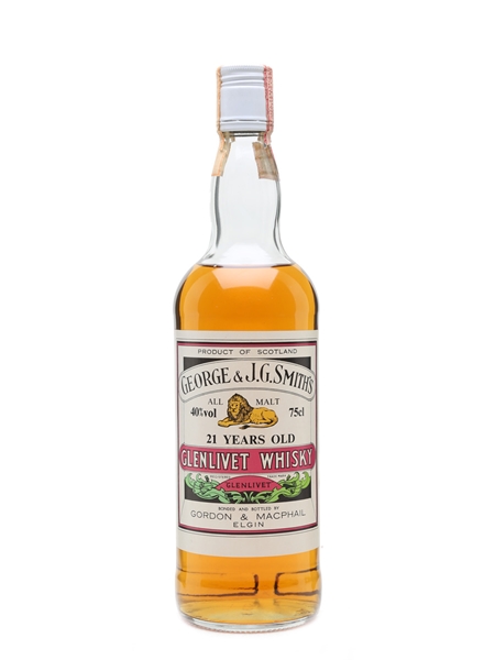 Glenlivet 21 Year Old Gordon & MacPhail 75cl / 40%