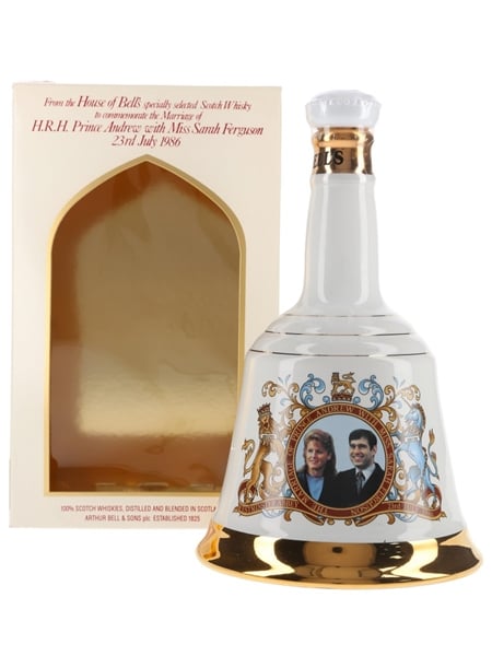 Bell's Ceramic Decanter Royal Wedding 1986 - Prince Andrew & Sarah Ferguson 75cl / 43%