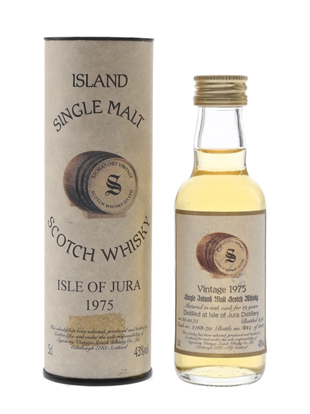 Isle of Jura 1975 19 Year Old Bottled 1995 - Signatory Vintage 5cl / 43%