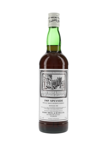 Longmorn Glenlivet 1969 Bottled 1991 - Berry Bros. & Rudd 70cl / 43%