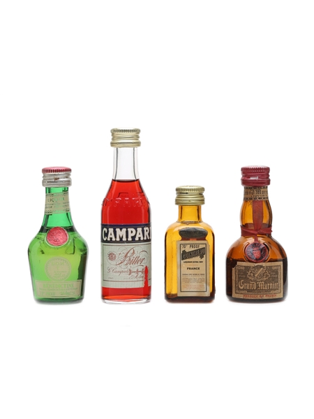 Assorted Miniature Liqueurs Bottled 1970s 5cl & 3 x 3cl