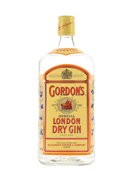 Gordon's London Dry Gin Bottled 1990s 100cl / 47.3%