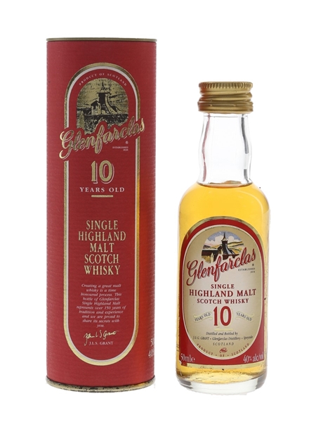 Glenfarclas 10 Year Old Bottled 1990s 5cl / 40%