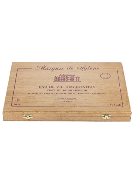 Marquis De Sylene Eau De Vie Tasting Set Mirabelle, Kirsch, Poire William, Quetsch & Framboise 10 x 2cl / 40%