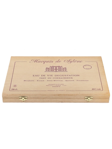 Marquis De Sylene Eau De Vie Tasting Set Mirabelle, Kirsch, Poire William, Quetsch & Framboise 10 x 2cl / 40%