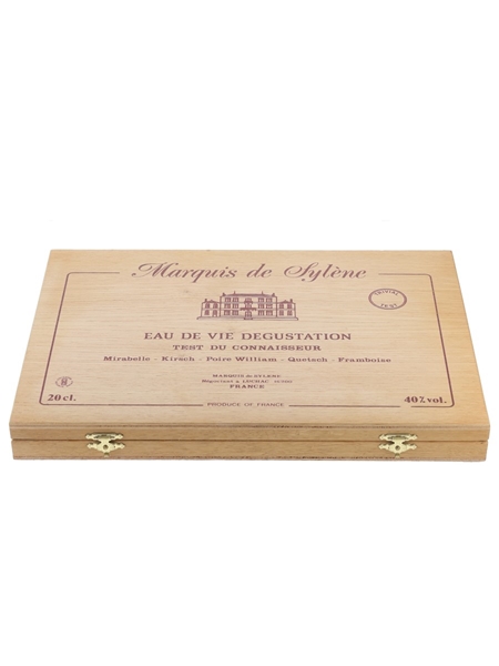 Marquis De Sylene Eau De Vie Tasting Set Mirabelle, Kirsch, Poire William, Quetsch & Framboise 10 x 2cl / 40%