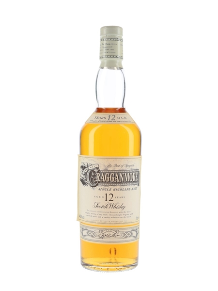 Cragganmore 12 Year Old Bottled 1990s 70cl / 40%