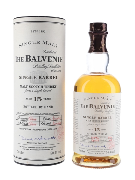 Balvenie 1977 15 Year Old Single Barrel 316 Bottled 1994 70cl / 50.4%