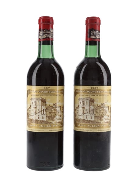 Chateau Ducru Beaucaillou 1967 Saint-Julien 2 x 75cl / 13%