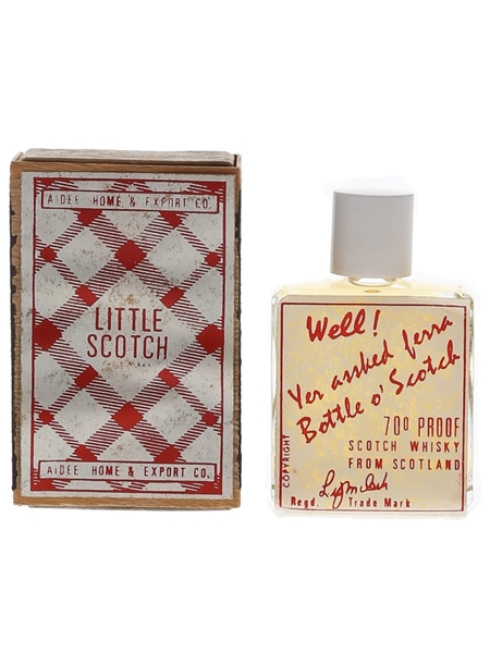 Little Scotch - Well! Ye Asked Ferra Bottle O' Scotch The World's Smallest Bottle Of Whisky <1cl / 40%