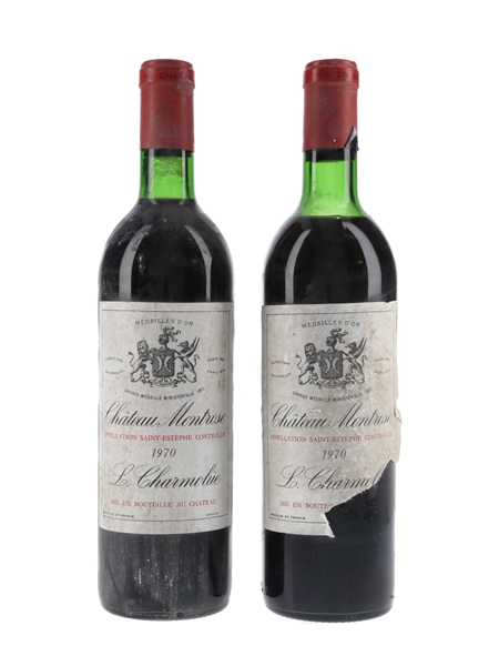 Chateau Montrose 1970 Saint Estephe 2 x 75cl