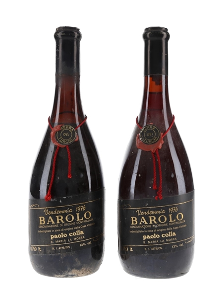 Paolo Colla Barolo 1976 Serra Dei Turchi 2 x 75cl / 13%