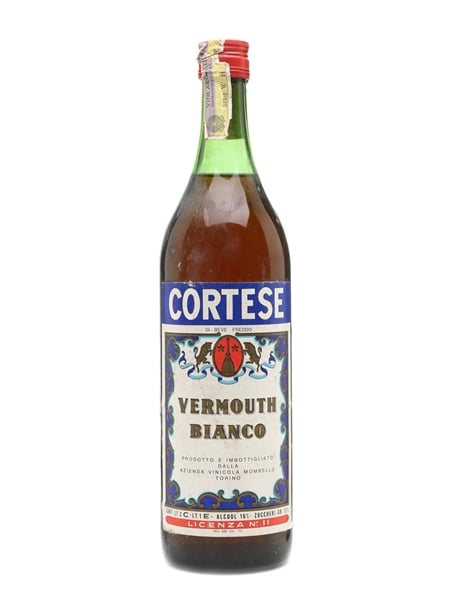 Cortese Vermouth Bianco Bottled 1960s 100cl / 16%