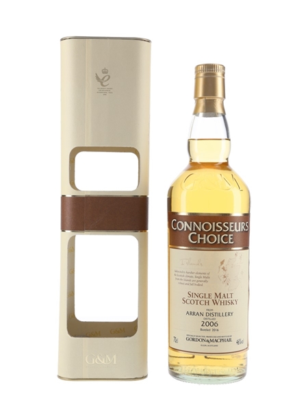 Arran 2006 Connoisseurs Choice Bottled 2016 - Gordon & MacPhail 70cl / 46%