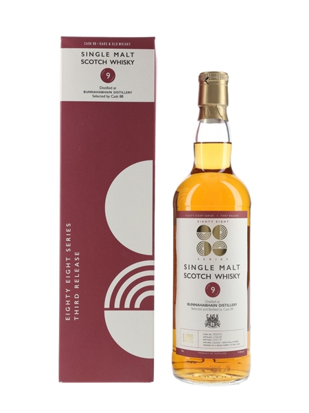 Bunnahabhain 2008 9 Year Old Cask 88 Bottled 2018 - First Release 70cl / 57.8%