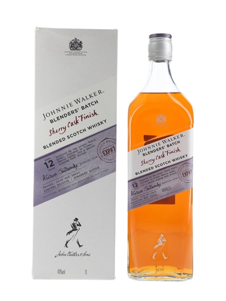 Johnnie Walker 12 Year Old Blenders' Batch Sherry Cask Finish - Batch EXP#7 100cl / 40%