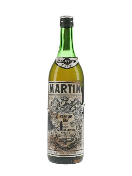 Martini Dry Bottled 1960s-1970s 100cl / 18.5%