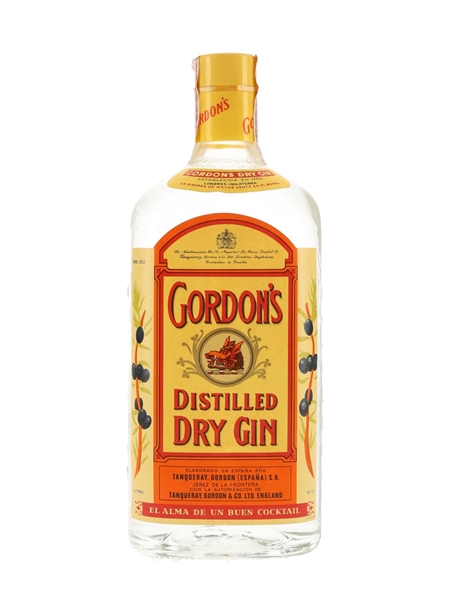 Gordon's Dry Gin Bottled 1970s 100cl / 43%