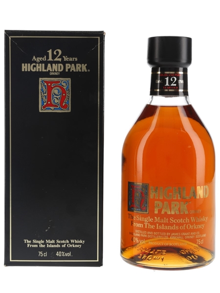 Highland Park 12 Year Old Bottled 1980s 75cl / 40%