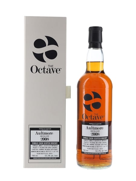 Aultmore 2008 7 Year Old The Octave Bottled 2015 70cl / 53.3%