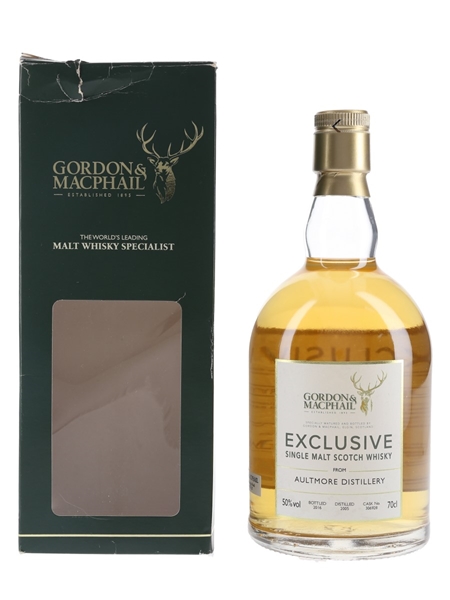 Aultmore 2005 Exclusive Cask 306928 Bottled 2016 - Gordon & MacPhail 70cl / 50%