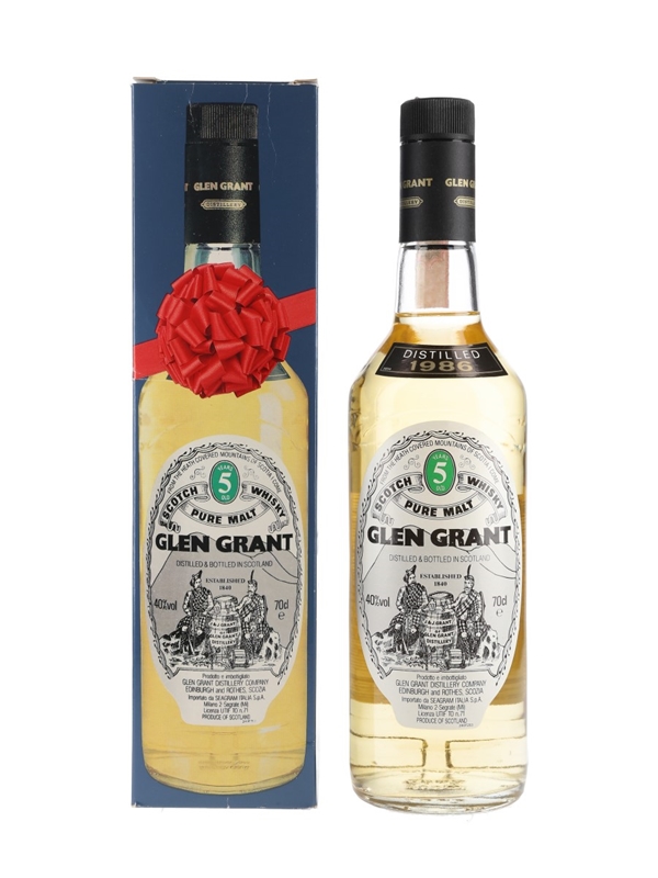 Glen Grant 1986 5 Year Old - Lot 109493 - Buy/Sell Speyside Whisky