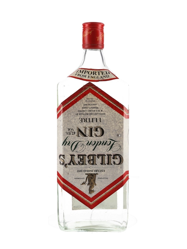 Gilbey's London Dry Gin - Lot 110876 - Buy/Sell Gin Online