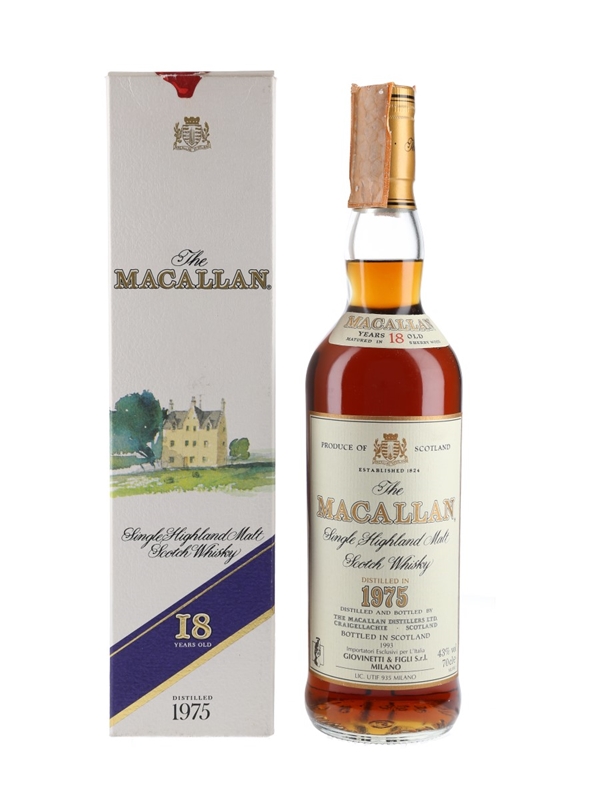 Macallan 1975 18 Year Old - Lot 111623 - Buy/Sell Macallan Whisky