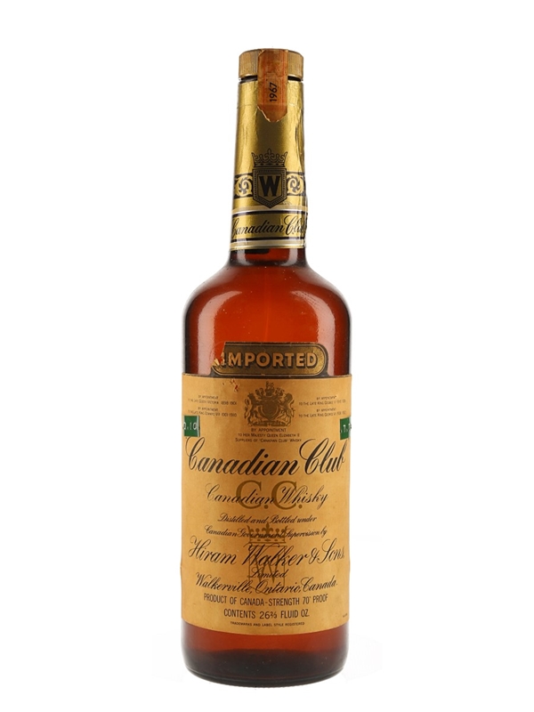 【未開封】Canadian Club 1967年ボトル 古酒 Canadian Club 1967 - Lot 119619 - Buy/Sell World Whiskies Online