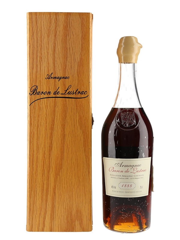 Baron De Lustrac 1888 Armagnac - Lot 127353 - Buy/Sell Armagnac Online