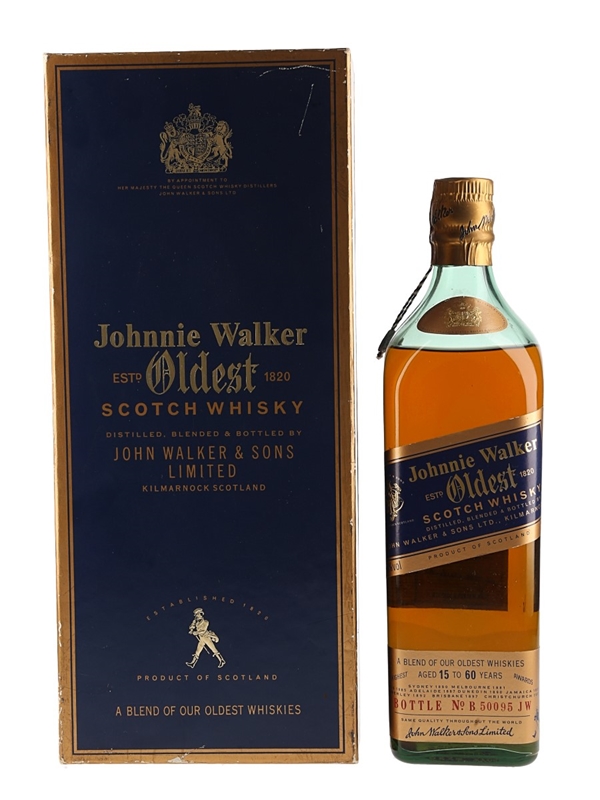 Johnnie Walker Oldest 15-60 Year Old (Blue Label) - Lot 132986