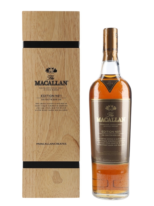 Macallan Edition No.1 Wooden Box - Lot 133252 - Buy/Sell Macallan
