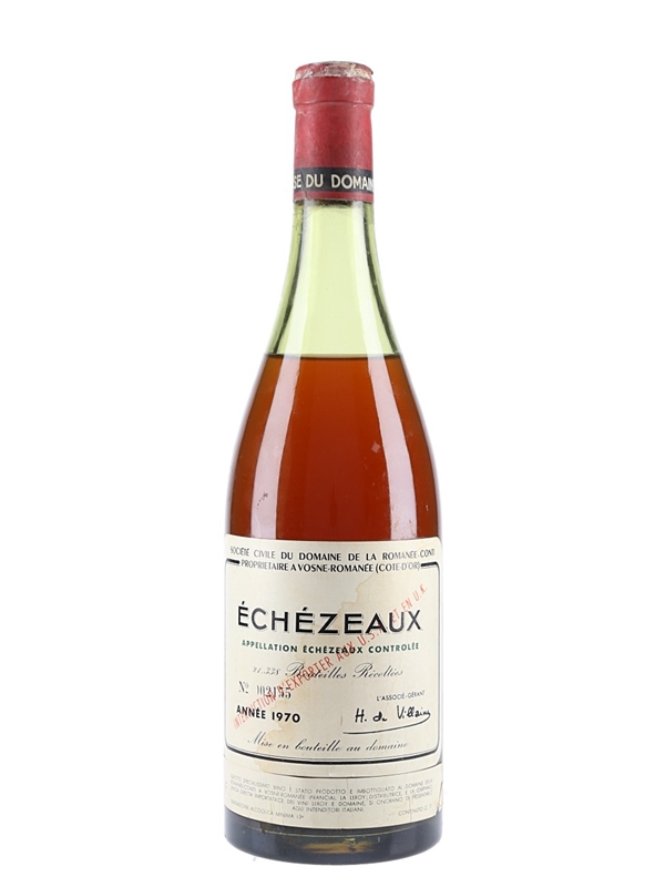 1970 Echezeaux Grand Cru - Lot 158980 - Buy/Sell Burgundy Wine