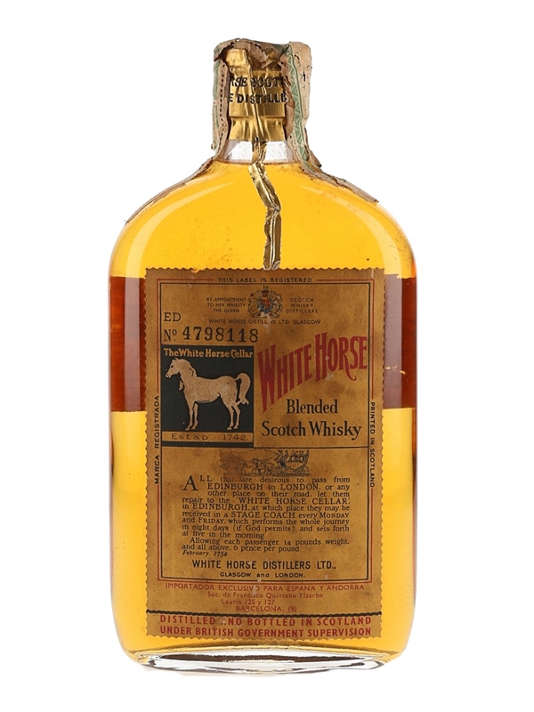 White Horse Spring Cap - Lot 151231 - Buy/Sell Blended Whisky Online