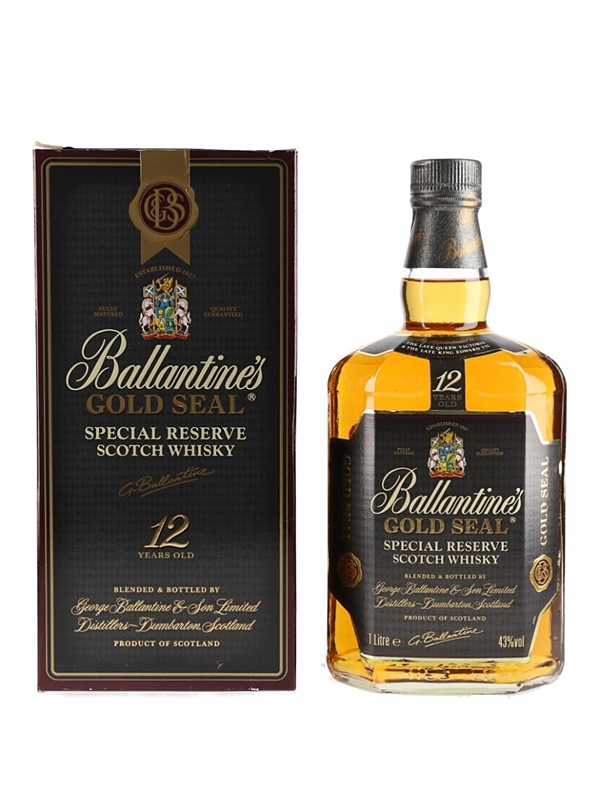 Ballantine's Gold Seal 12 Year Old - Lot 165737 - Buy/Sell Blended
