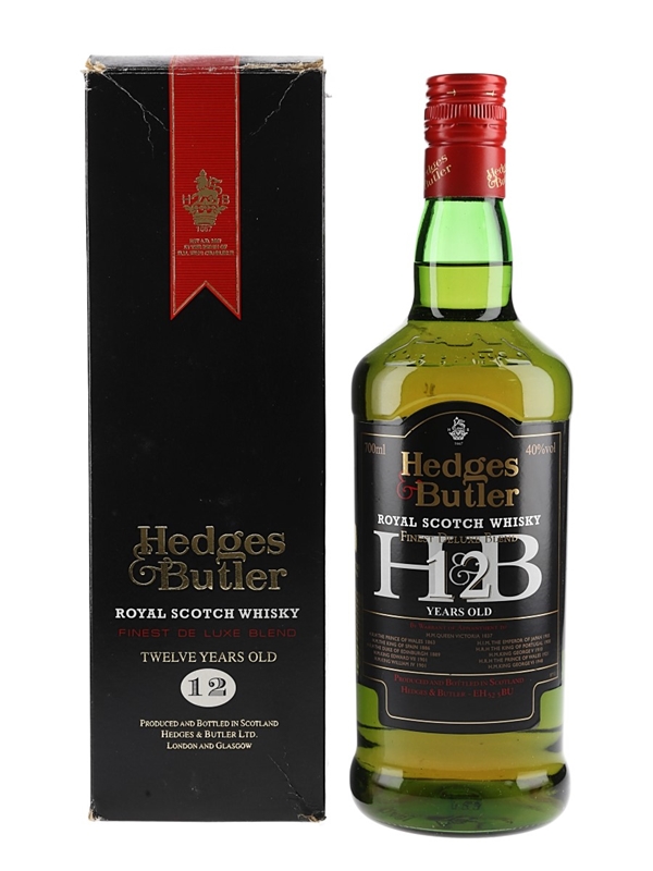 Hedges & Butler 12 Year Old - Lot 178086 - Buy/Sell Blended Whisky