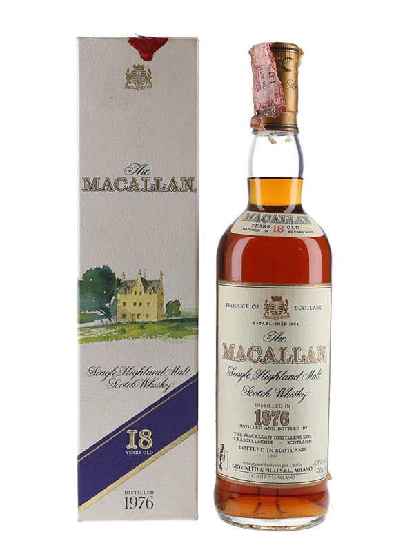 Macallan 1976 18 Year Old - Lot 182275 - Buy/Sell Macallan Whisky