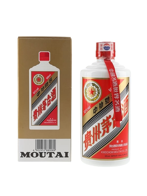 【希少2008年製】KweichowMoutai500ml 53% 2008年製 Kweichow Moutai 2008 - Lot 189282 - Buy/Sell Spirits Online