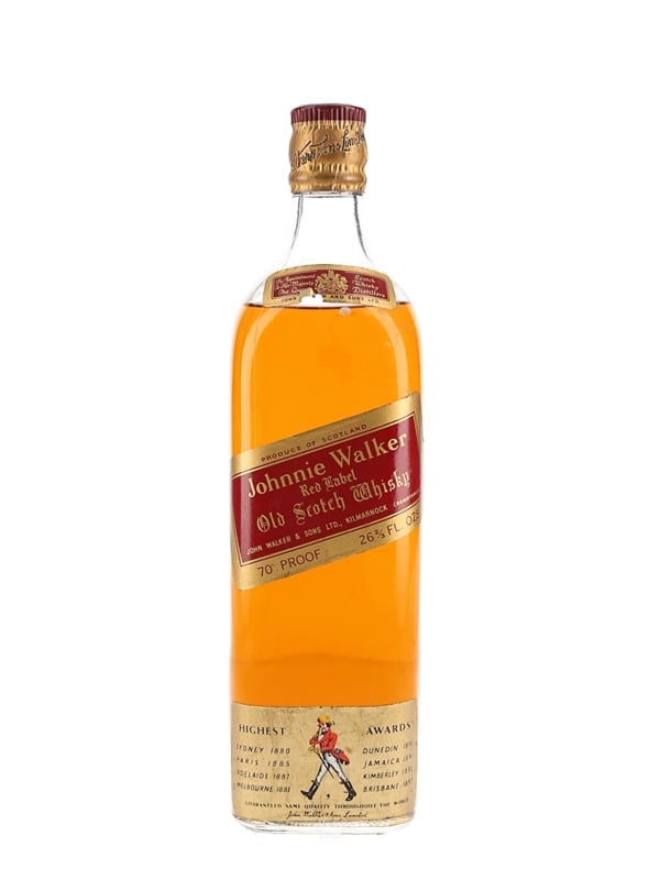 1960年代流通　Johnnie Walker Red & Black Johnnie Walker Red Label - Lot 196799 - Buy/Sell Blended Whisky Online