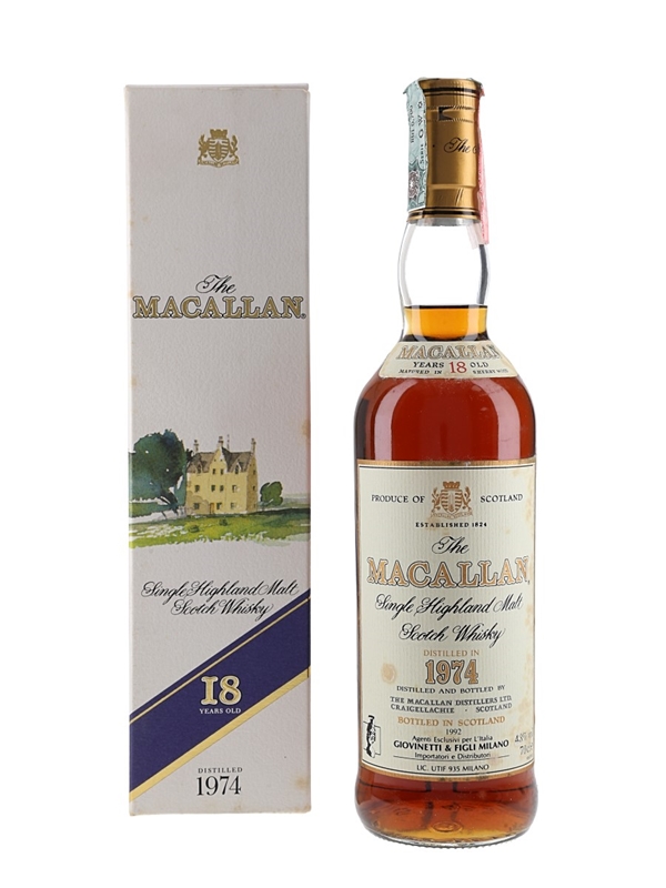 Macallan 1974 18 Year Old - Lot 198870 - Buy/Sell Macallan Whisky