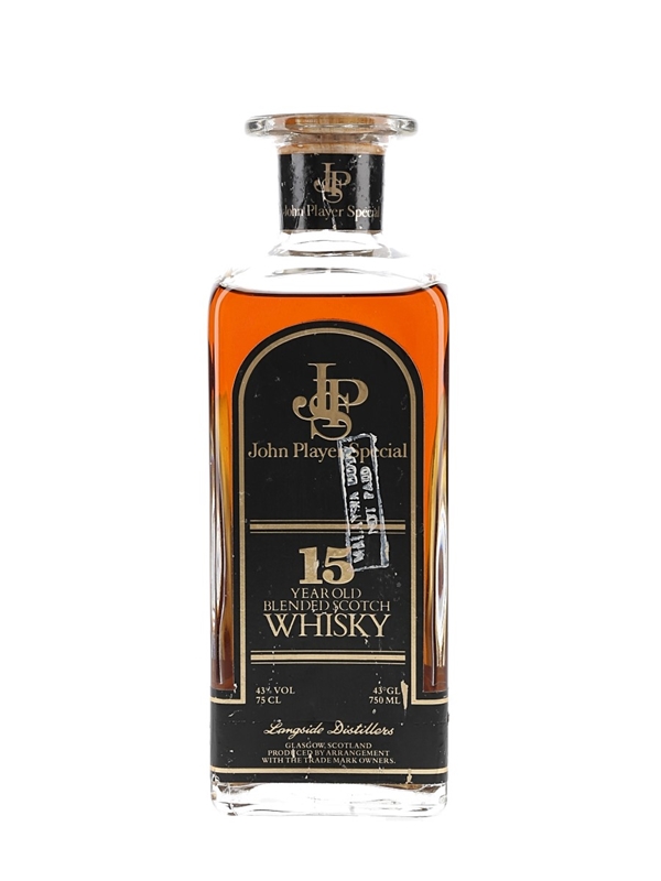 最終値下げ！ John Player Special (未開封！) John Player Special 15 Year Old - Lot 199168 - Buy/Sell Blended