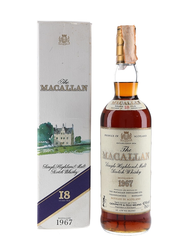 Macallan 1967 18 Year Old - Lot 208149 - Buy/Sell Macallan Whisky